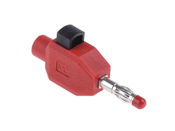 Stäubli KLS4 ROT Bananstik Stik, lige Stift-diameter: 4 mm Rød 1 stk