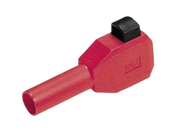 Stäubli SKLS4 Laboratoriestik Stik, lige Stift-diameter: 4 mm Rød 1 stk