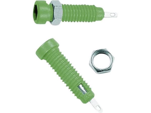 Stäubli LB2-IF Laboratorieanslutning Anslutning, infälld vertikal Stiftdiameter: 2 mm Grön 1 st
