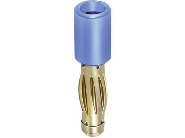 Stäubli R4/2-A siirtymäliitin Liitin 4 mm - holkki 2 mm sininen 1 kpl