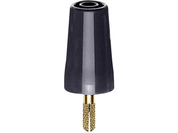Stäubli A-SLK4 Overgangsstik Stik 4 mm - Bøsning 4 mm Sort 1 stk