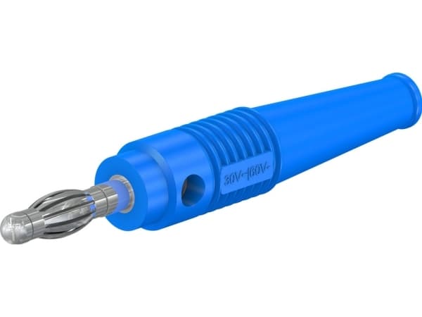 MC L-41Q, Testausjohdin, Sininen, Banaaniliittimet, 2.5 mm², 60 V, 30 V