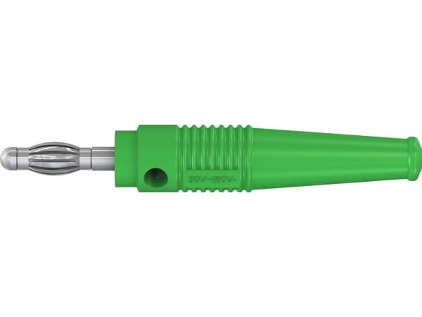 Stäubli L-41Q Lamellkontakt Stickpropp, rak Stiftdiameter: 4 mm Grön 1 st