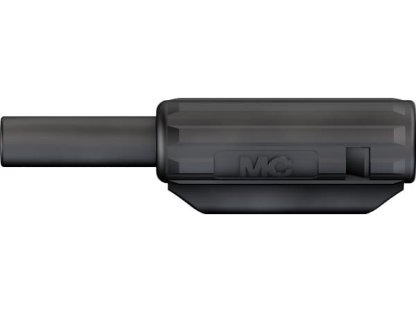 Stäubli SL205-K, Jämn, 0.5 mm ², CAT II, Svart, IEC EN 61010-031, 10 A
