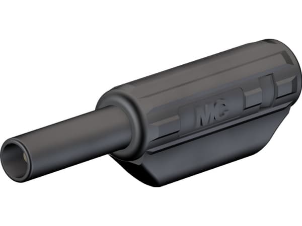 Stäubli SL205-K, Jämn, 0.5 mm ², CAT II, Svart, IEC EN 61010-031, 10 A