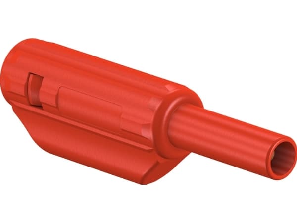 Stäubli SL205-K, 0,5 mm², CAT II, punainen, IEC EN 61010-031, 10 A, 600 V