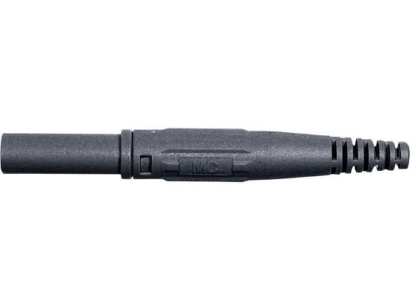 Stäubli XL-410 Laboratoriestik Stik, lige Stift-diameter: 4 mm Sort 1 stk
