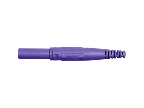 Stäubli XL-410 Laboratory Connector Connector, rak Stiftdiameter: 4 mm Violett 1 st