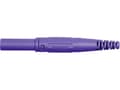 Miniatyrbild 1 av 4: Stäubli XL-410 Laboratory Connector Connector, rak Stiftdiameter: 4 mm Violett 1 st