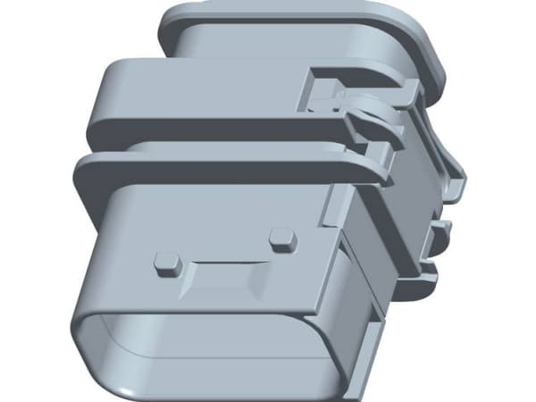 TE Connectivity Liitinlevy HDSCS, MCP Nastojen kokonaismäärä 8 1-1564522-1 1 kpl