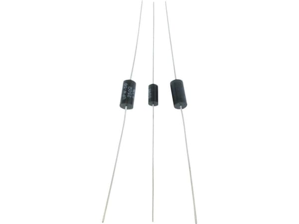 TE Connectivity 1-1624323-4 Kolbeläggningsmotstånd 500 Ω med axial tråd 0,5 W 0,1 % 1 st