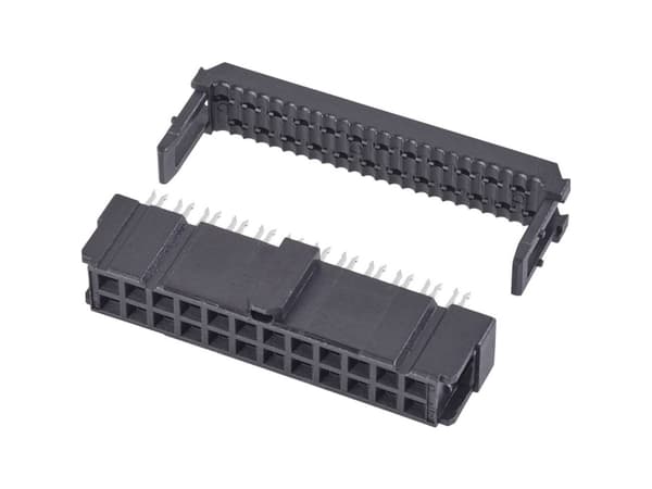 TE Connectivity 1-1658621-0 Stiftfördelare Rutstorlek: 2,54 mm Totalt antal poler: 50 Antal rader: 2 1 st