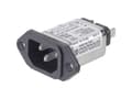 Miniatyrbild 2 av 2: TE Connectivity 1-6609006-4 1-6609006-4 Strømfilter med IEC-tilslutning 250 V/AC 10 A 0.35 mH 1 stk