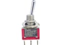 Miniatyrbild 1 av 2: TE Connectivity 4-1825136-5 Vippbrytare 250 V/AC 2 A 1 x On/On Klickande 1 st