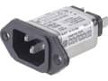 Pikkukuva 1 / 2: TE Connectivity 6609006-9 Strømfilter med IEC-tilslutning 250 V/AC 6 A 465 mH 1 stk