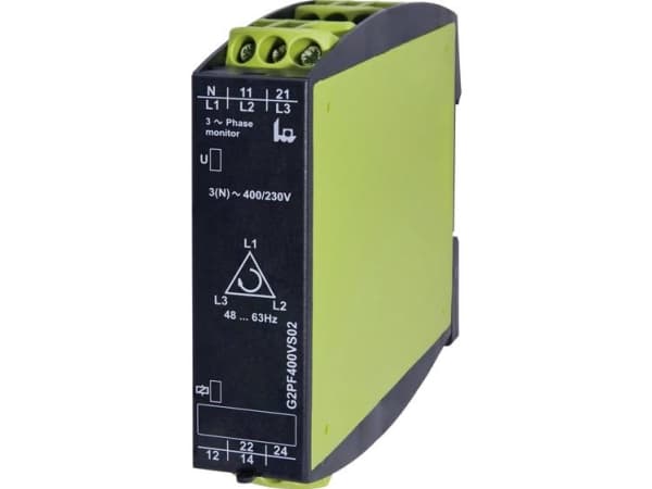 tele 2390000 G2PF400VS02 Gamma 3-Phase Voltage Monitoring Relay 3-phase voltage monitoring