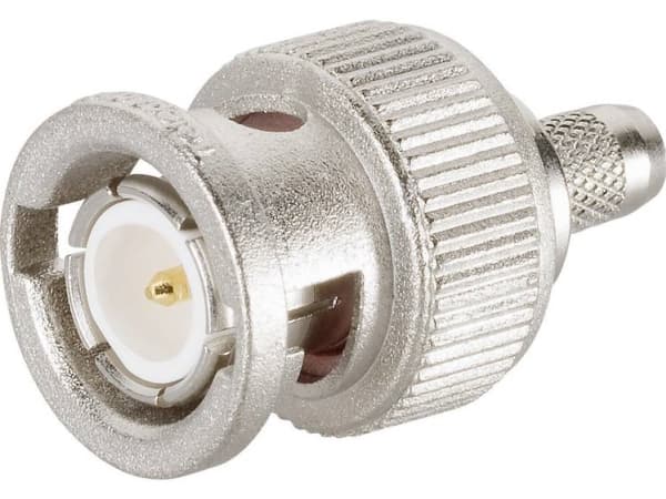 Telegärtner J01000A0042, BNC, Krom, Hanstik, Rakt, 50 ohm (O), 1,46 cm