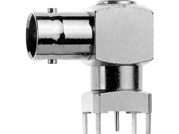 Telegärtner BNC vinkelkontakt for ged. Kretser 50 Ohm, Z06, a=30 (pakke løs) (J01001A0064)