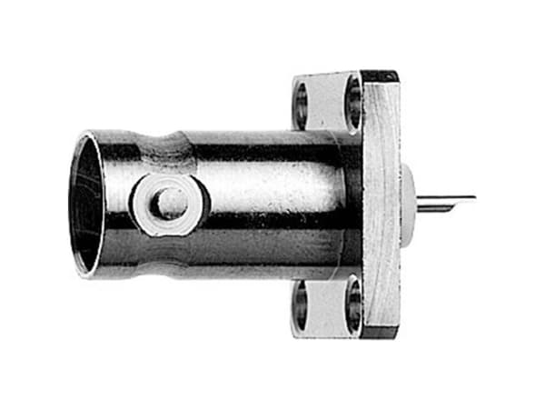 Telegärtner BNC installasjonskontakt med flens 50 Ohm, Z05, a=Ø2,8 - 5 stk (J01001A0612)