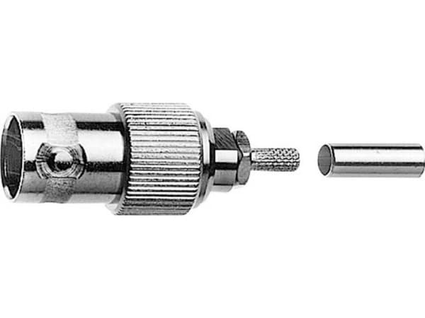 Telegärtner BNC-Kabelbuchse Crimp G08 50 Ohm, crimp/crimp, A2914, G08 (RD-316) - 1 Stück (J01001B0061)