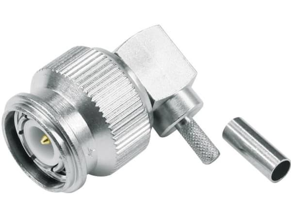 Telegärtner TNC-Kabelwinkelstecker Crimp G07 50 Ohm, löt/crimp, A0503, G07 (RG-316/U) - 1 Stück (J01010B0012)