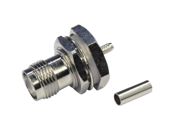 Telegärtner J01011R0007 J01011R0007 TNC-omvänd kontakt Anslutning, infälld 50 Ω 1 st