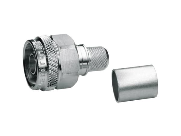Telegärtner J01020A0110, RG-214/U, Rostfritt stål, Hankoppling, Polytetrafluoreten (PTFE), 1 styck