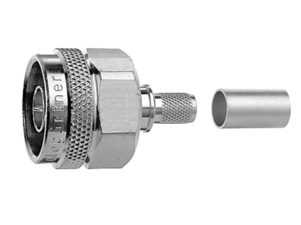 Telegärtner J01020A0110, RG-214/U, Rostfritt stål, Hankoppling, Polytetrafluoreten (PTFE), 1 styck