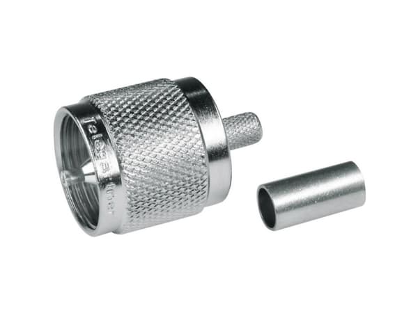 Telegärtner UHF-Kabelstecker Crimp G01 crimp/crimp, B0605, G01 (RG-58 C/U) - 1 Stück (J01040A0001)