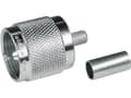Miniatyrbild 1 av 2: Telegärtner UHF-Kabelstecker Crimp G01 crimp/crimp, B0605, G01 (RG-58 C/U) - 1 Stück (J01040A0001)