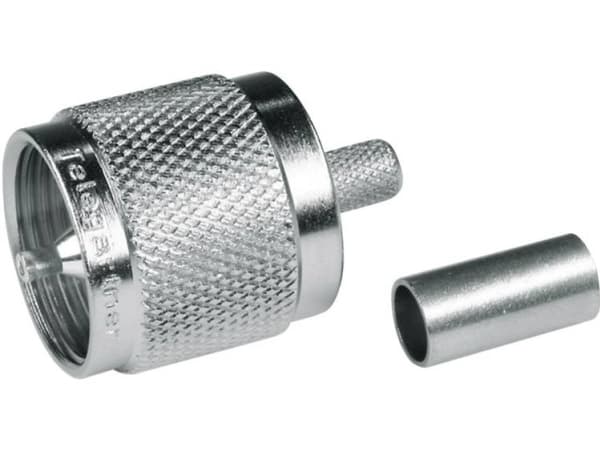 Telegärtner UHF-Kabelstecker Crimp G01 crimp/crimp, B0605, G01 (RG-58 C/U) - 1 Stück (J01040A0001)