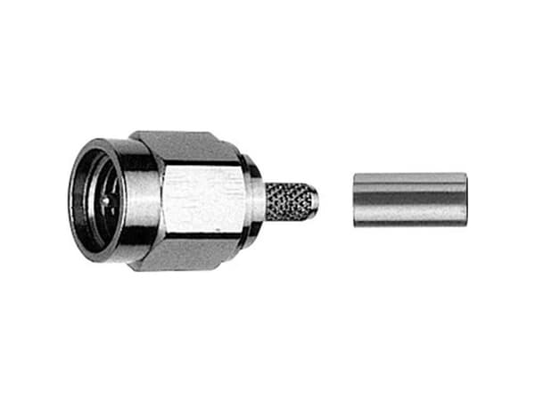 Telegärtner SMA-Kabelstecker Crimp G08 löt/crimp, C0114, G08 (RD-316), Telealloy - 1 Stück (J01150A0028)