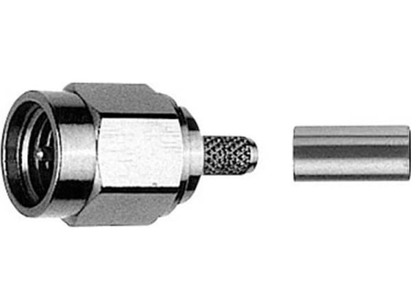 Telegärtner SMA-Kabelstecker Crimp G08 löt/crimp, C0114, G08 (RD-316), Telealloy - 1 Stück (J01150A0028)