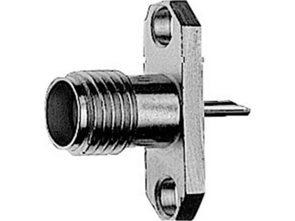 Telegärtner SMA installasjonssokkel med flens Z28, nikkel - 5 stk (J01151A0149)