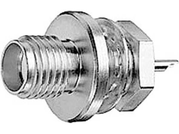 Telegärtner SMA installasjonssokkelinstallasjon fra forsiden med tetningsring, Z27, gull (standard) - 5 stk (J01151A1081)