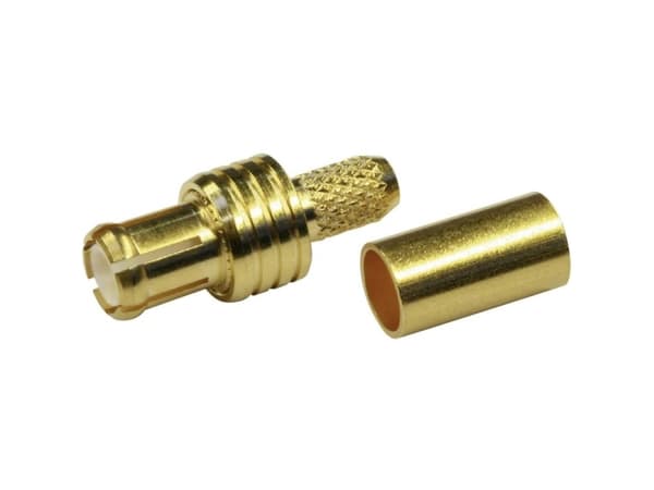 Telegärtner MCX kontaktplugg, rett 50 ohm J01270A0151 1 stk (J01270A0151)