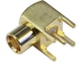 Miniatyrbilde 1 av 2: Telegärtner MCX-kontakt, montering vertikal 50 Ohm J01271A0161 1 stk (J01271A0161)