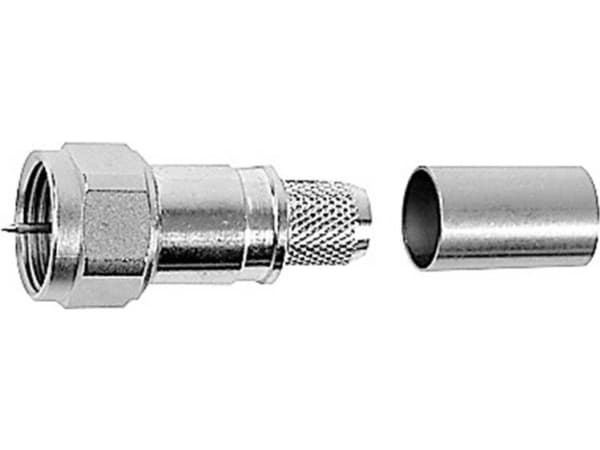 Telegärtner F-kontaktplugg, rett 75 ohm J01600A0005 1 stk (J01600A0005)