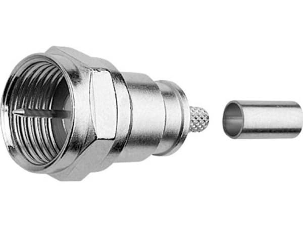 Telegärtner F-kontaktplugg, rett 75 ohm J01600A0012 1 stk (J01600A0012)