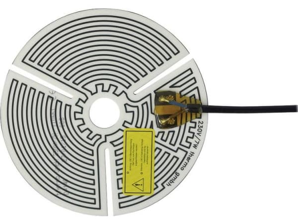 Thermo Tech Polyester Heating Foil Self-Adhesive 230 V/Ac 7w Protection Class Ipx4 Ø