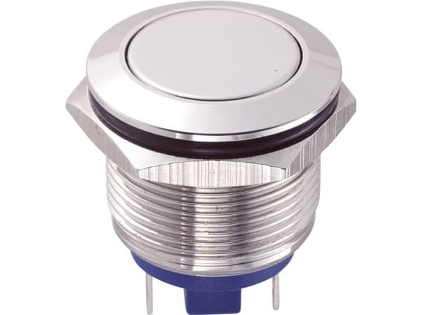 TRU COMPONENTS GQ19F-10/J/N Hårddragna tryckknappar 48 V/DC 2 A 1 x Av/(På) Beröring IP65 1 st