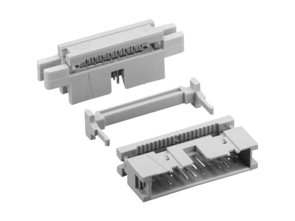 TRU COMPONENTS TC-0738-26-10-0-60 Stiftliste (standard) 869 Samlet antal poler 26 Rastermål: 2.54 mm 1 stk