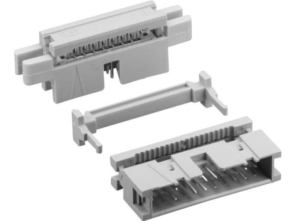 TRU COMPONENTS TC-0738-26-10-0-60 Stiftliste (standard) 869 Samlet antal poler 26 Rastermål: 2.54 mm 1 stk