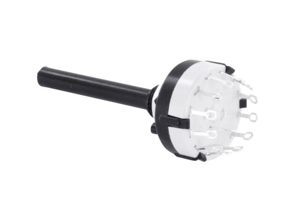 TRU COMPONENTS TC-DS1X12L TC-DS1X12L Drejekontakt 0.35 A Afbryderpositioner 12 12 x 30 ° 1 stk