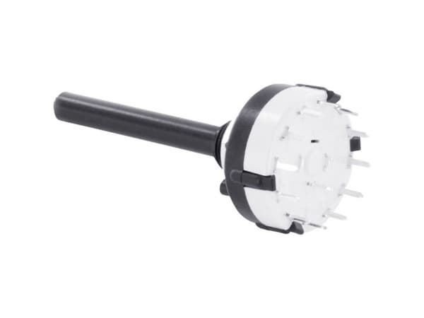 TRU COMPONENTS TC-DS2X6P TC-DS2X6P Drejekontakt 0.35 A Afbryderpositioner 6 5 x 30 ° 1 stk