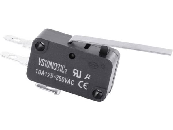 TRU COMPONENTS TC-MS23 Mikrokontakt TC-MS23 10 A Tastende 1 stk