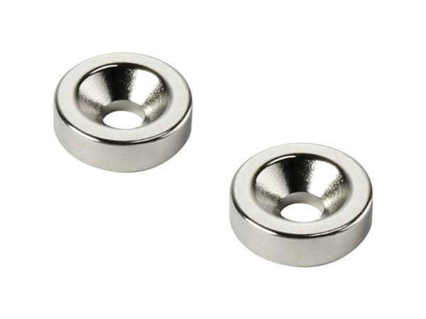TRU COMPONENTS D15T3-M4 Kestomagneettirengas (Ø x K) 15 mm x 3 mm N35 Raja-arvolämpötila (max.): 80 °C