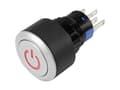 Miniatyrbild 2 av 3: TRU COMPONENTS 1303029 LAS1-AWY-11T/R/12V/P Trykknap 250 V/AC 3 A 1 x Off/(On) Tastende Rød IP65 1 stk