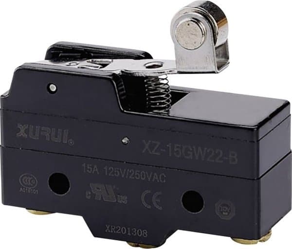Mikrobrytare 250 V/AC 15 A 1 x On/(On) XZ-15GW22-B tryckknapp 1 st.
