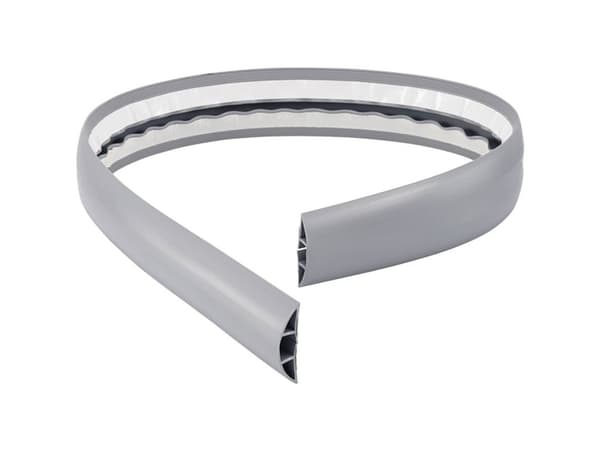TRU COMPONENTS kabelbro 1566306 PVC Grå Antal kanaler: 1 1800 mm Indhold: 1.8 m